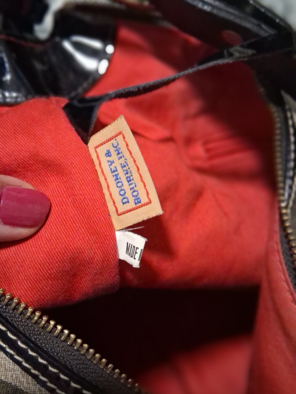 Dooney & Bourke Small Hobo Purse - Picture 6 of 6